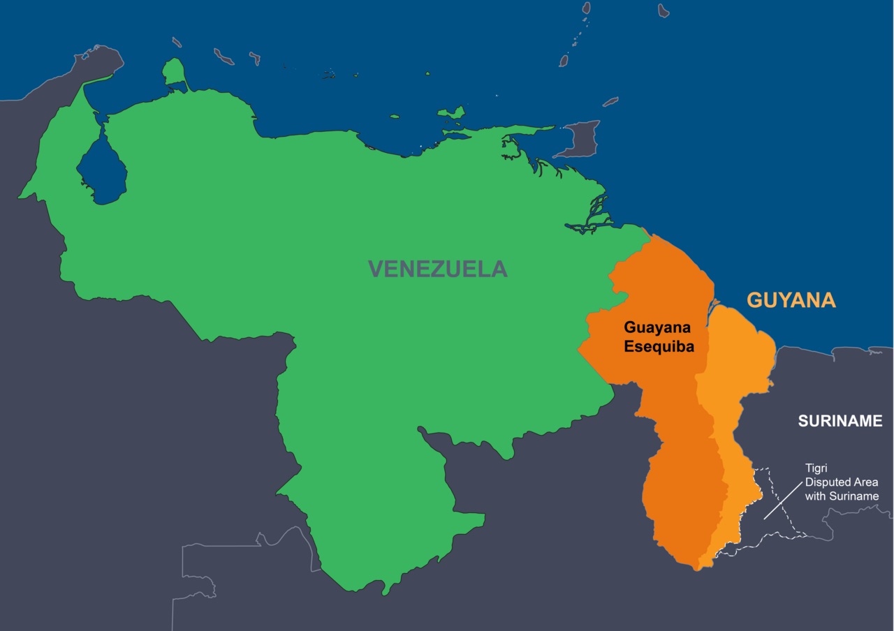 Guayana Esequiba, the territory west of the Essequibo River that Venezuela claims, makes up most of Guyana, a CARICOM member awaiting an ICJ judgment.